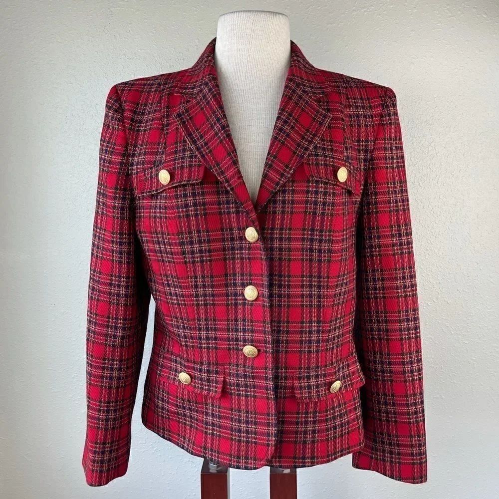 NWT Pendleton Wool Knockabouts Blazer Size 10